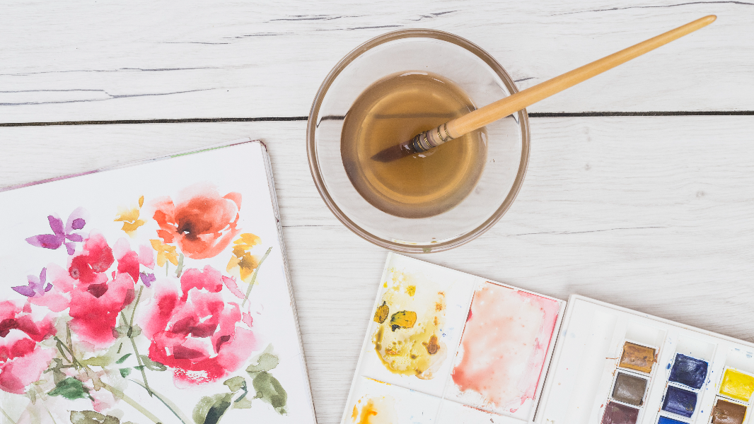 Image Imã de Geladeira em Aquarela