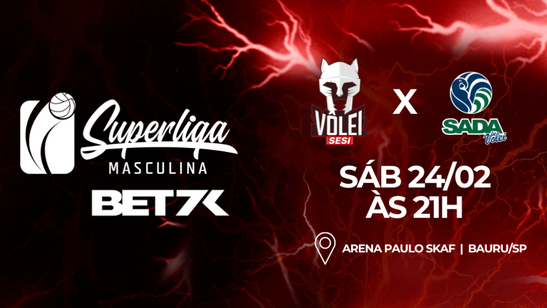 Image Sesi Vôlei x SADA Cruzeiro Vôlei