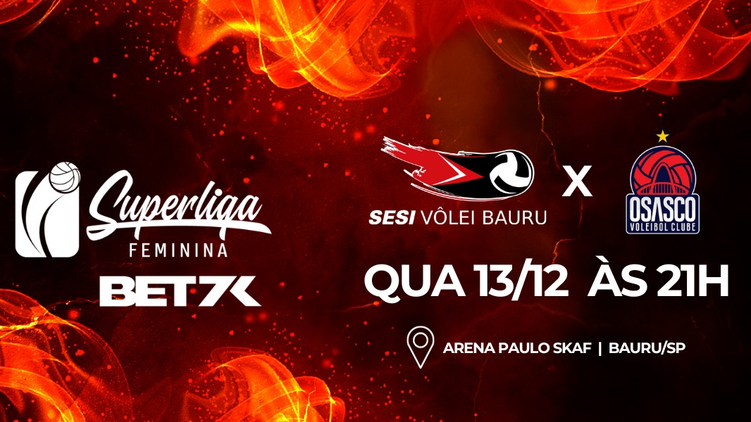 Image Sesi Vôlei Bauru x Osasco São Cristóvão Saúde