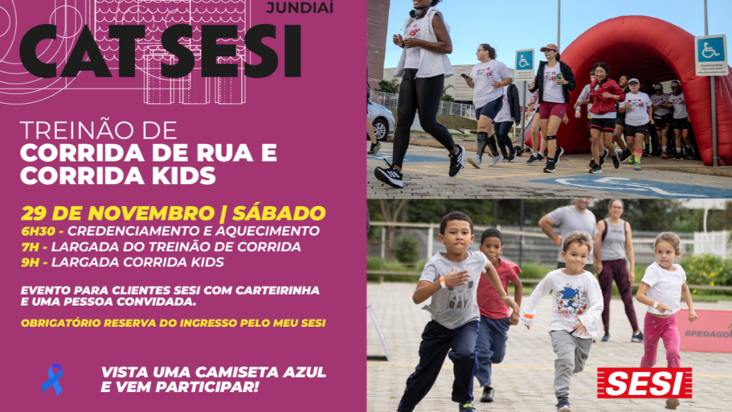 Image TREINÃO CORRIDA DE RUA / CORRIDA KIDS