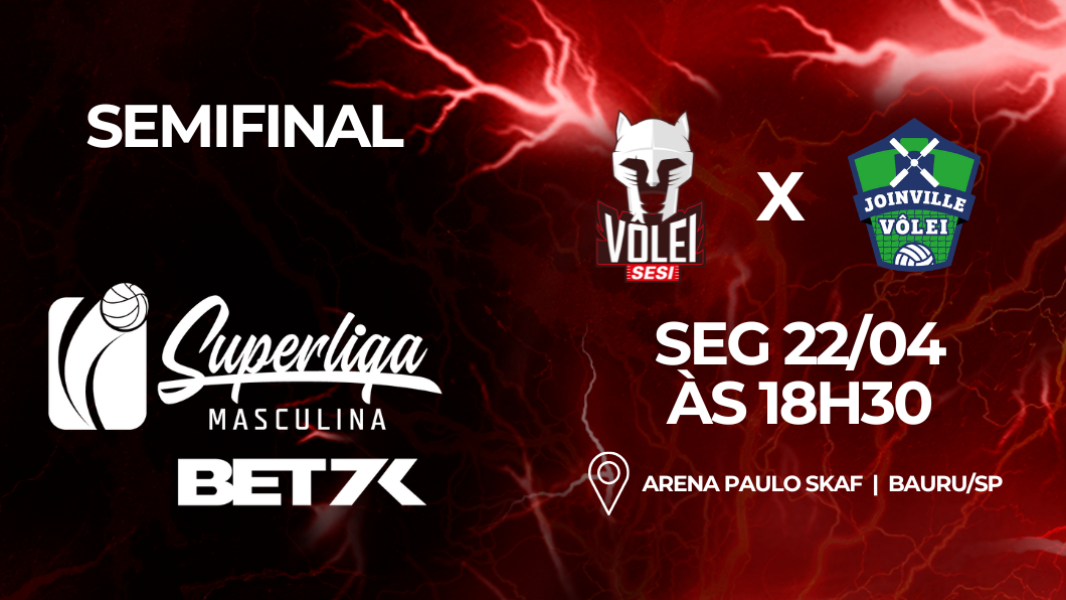 Image Sesi Bauru x Joinville Vôlei