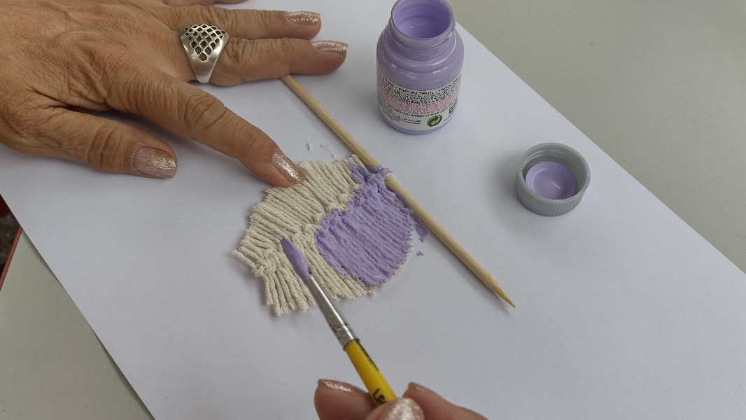 Image Oficina - Chaveirinho de Macramê