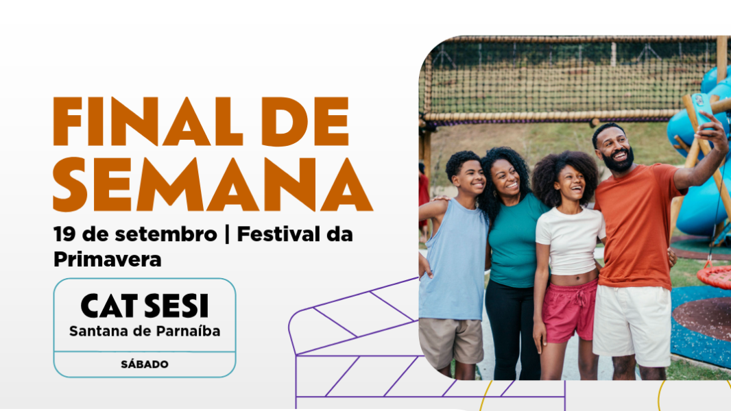 Image LAZER AOS FINAIS DE SEMANA - SESI SANTANA DE PARNAÍBA