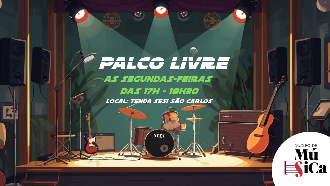 Image Palco Livre no SESI São Carlos