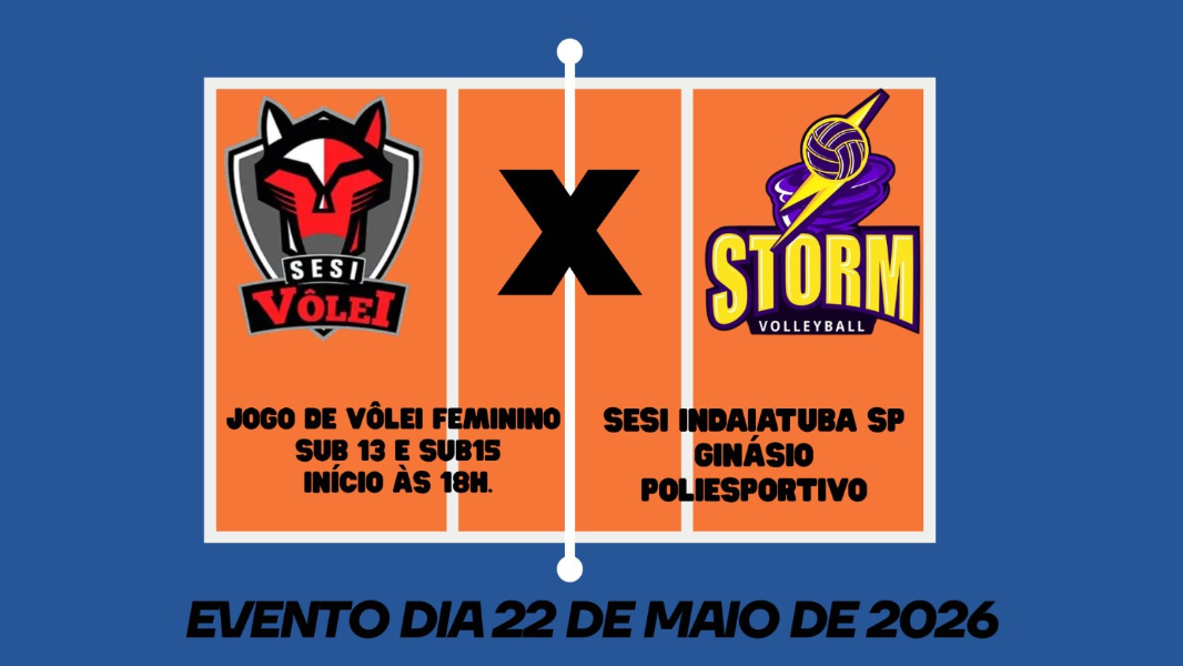 Image Amistoso SESI Esporte x Storm Volleyball