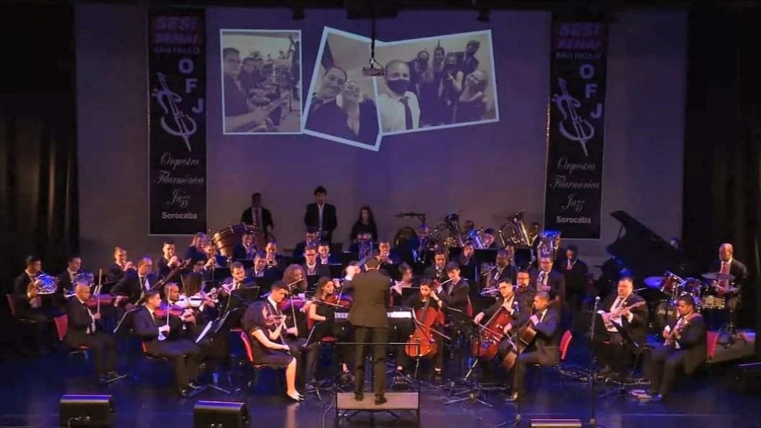 Image Orquestra filarmônica Jazz  SESI SENAI de Sorocaba