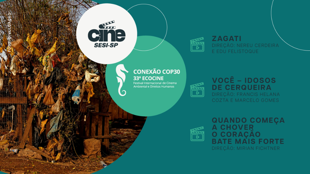 Image 33° Ecocine - Filmes: Zagati; Você - Idosos de Cerqueira; Quando Começa a Chover O Coração Bate Mais Forte