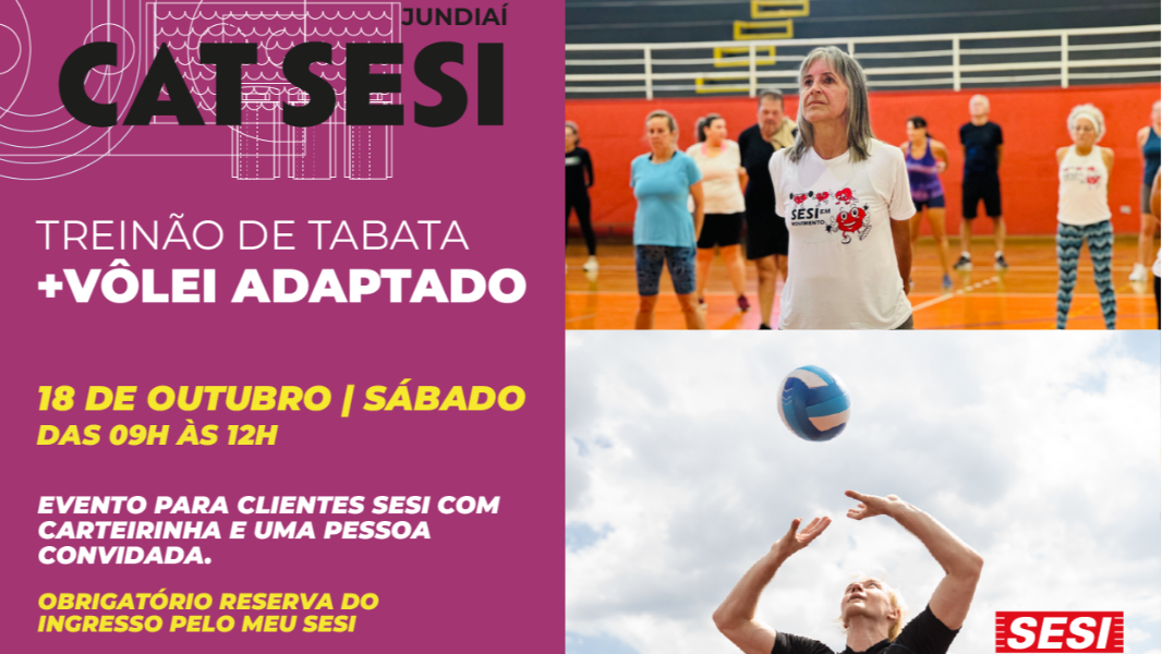 Image Treinão de Tabata e Vôlei Adaptado