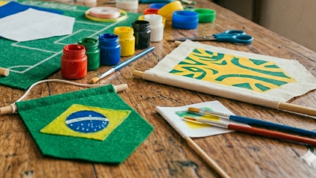 Image Oficina de "Mini Estandartes" de Torcida