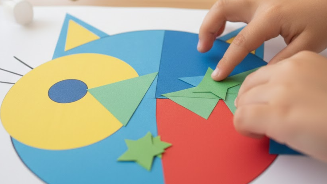 Image Oficina de Colagem Geométrica