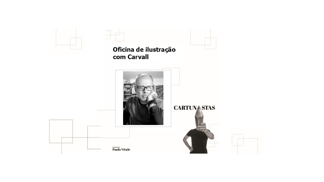 Image Exposição "Cartunistas" - Oficina de ilustração com Carvall 