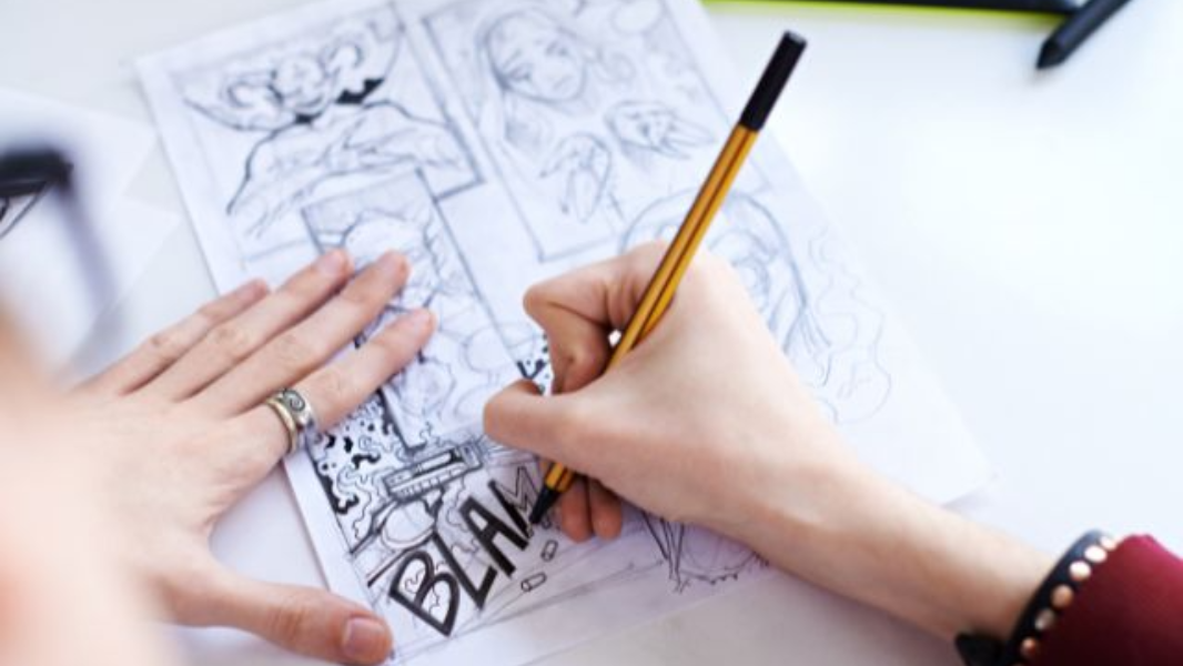 Image Oficina de histórias em quadrinhos - Criando histórias