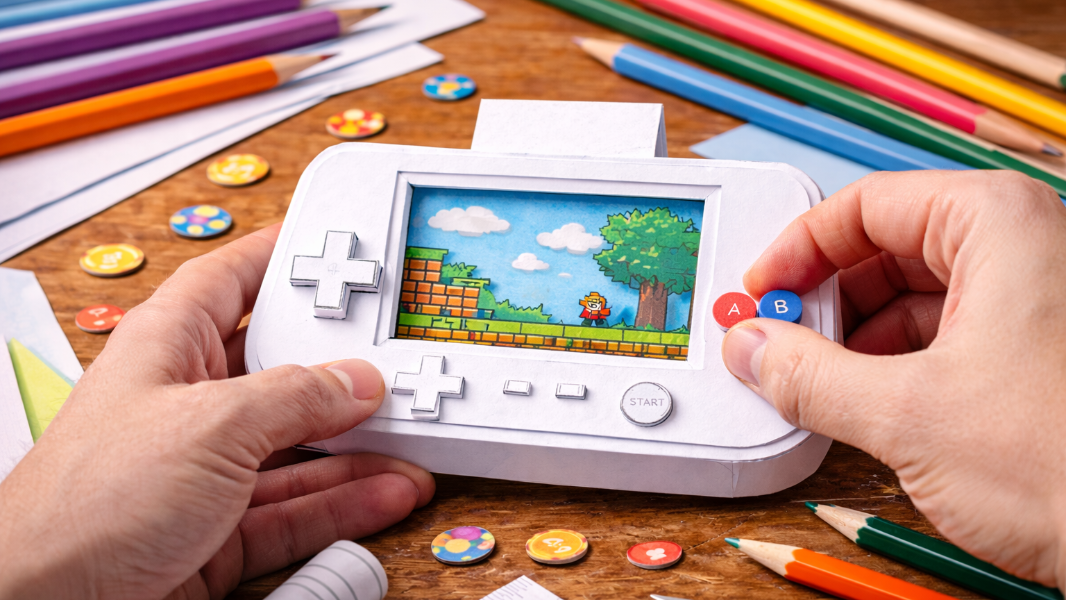 Image Oficina - Crie seu video game de papel