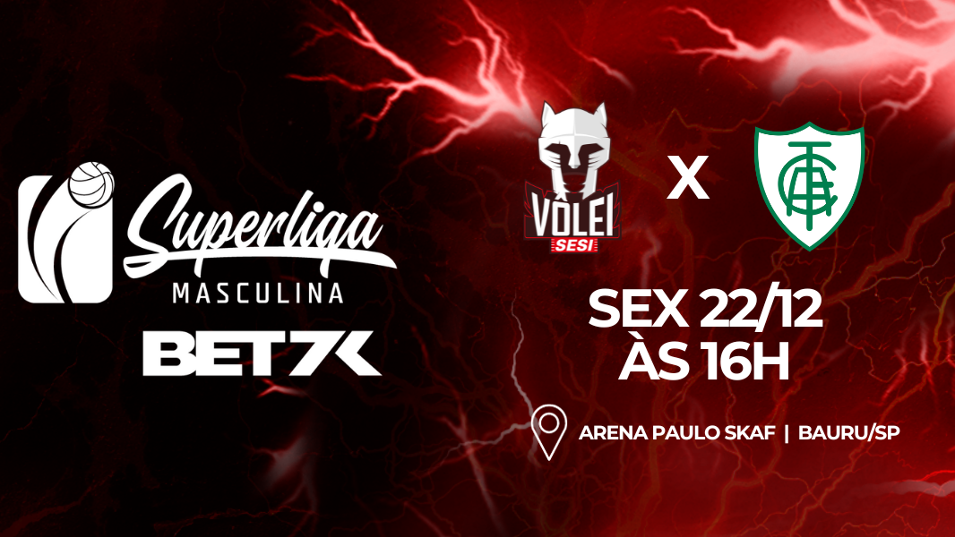 Image Sesi Vôlei x Montes Claros América Vôlei