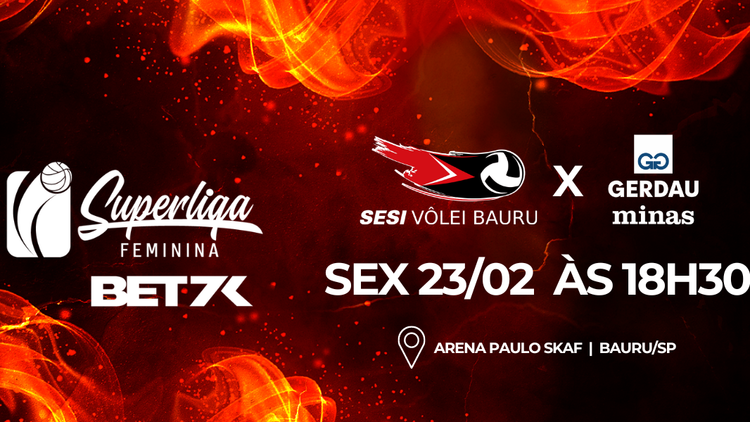 Image Sesi Vôlei Bauru x Gerdau Minas