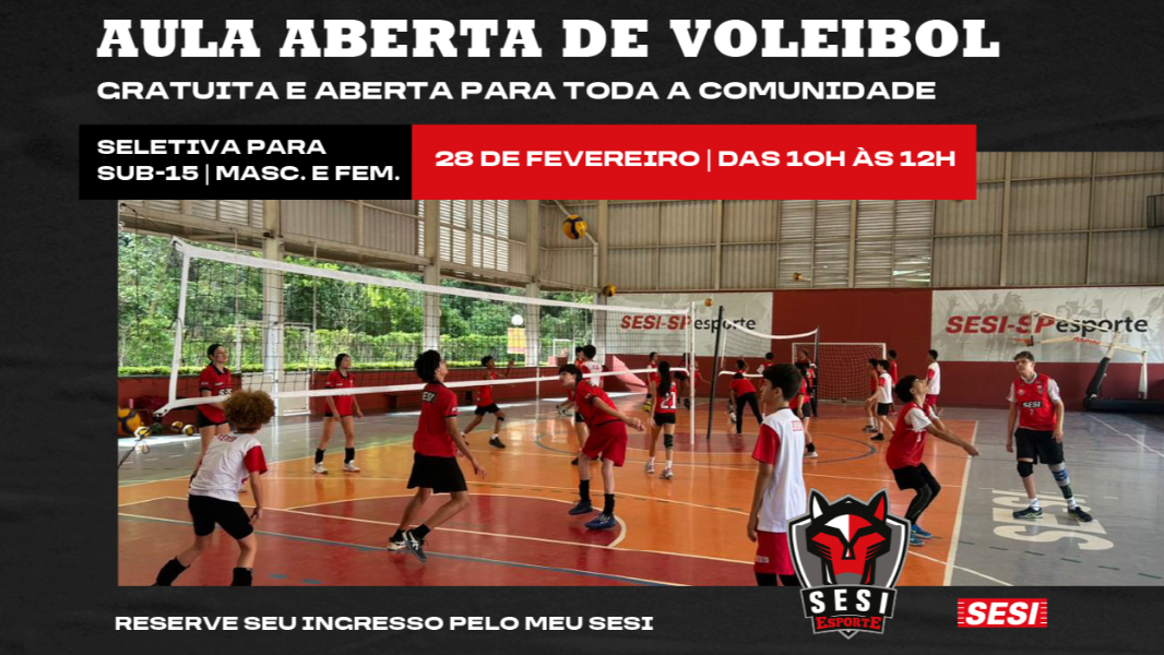 Image AULA ABERTA DE VOLEIBOL