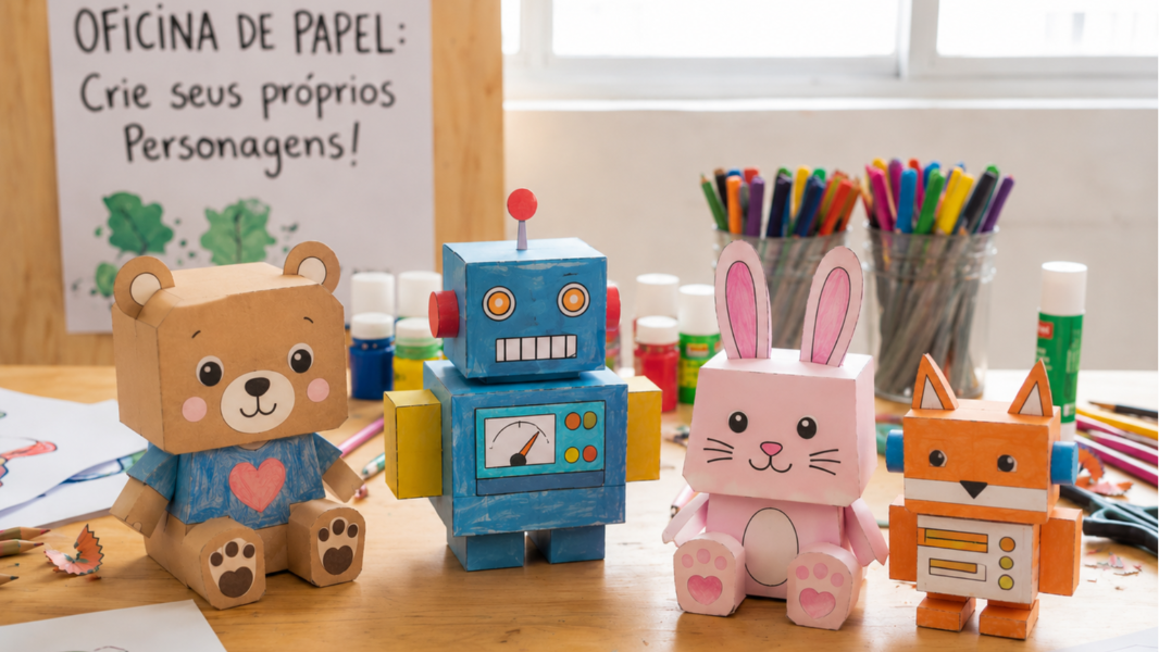 Image PAPER TOY COM ADESIVOS