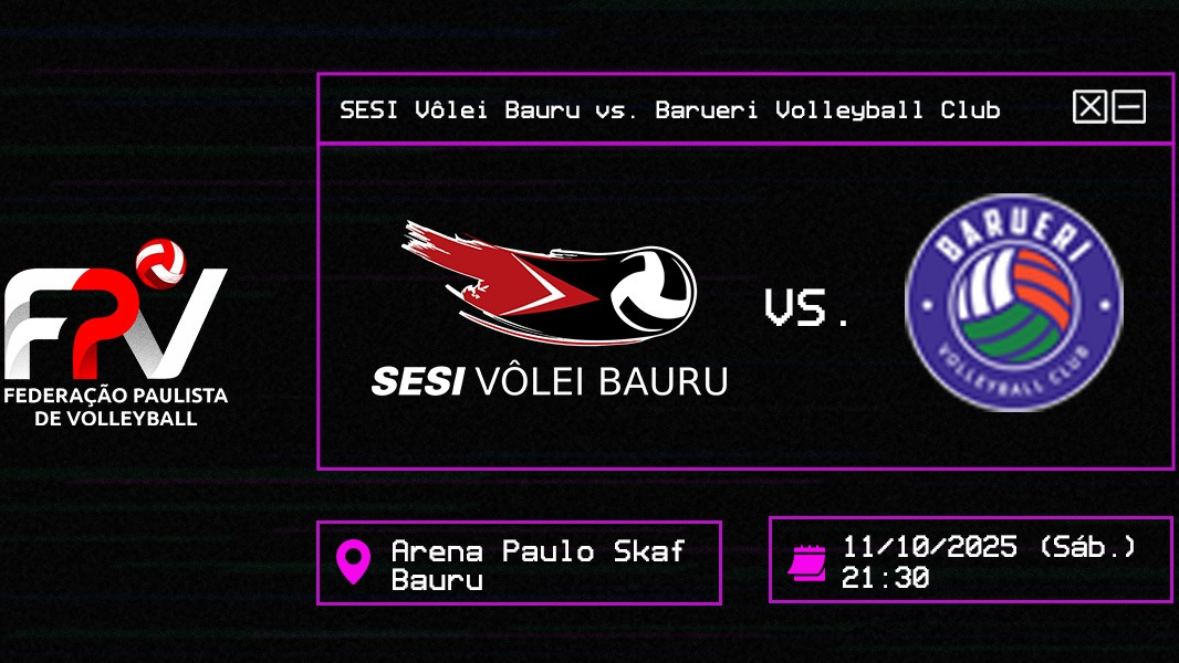 Image Campeonato Paulista Adulto de Vôlei Feminino 2025