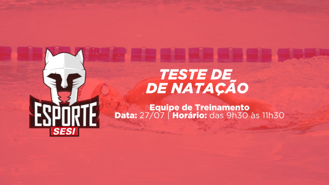 Image Teste de Natação