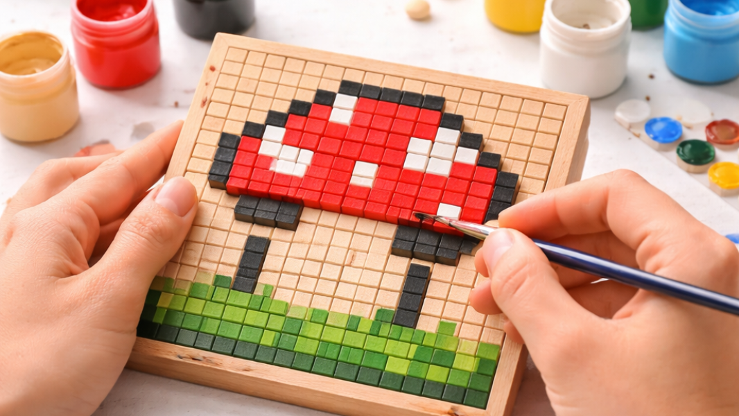 Image Oficina Pintura em Pixel Art