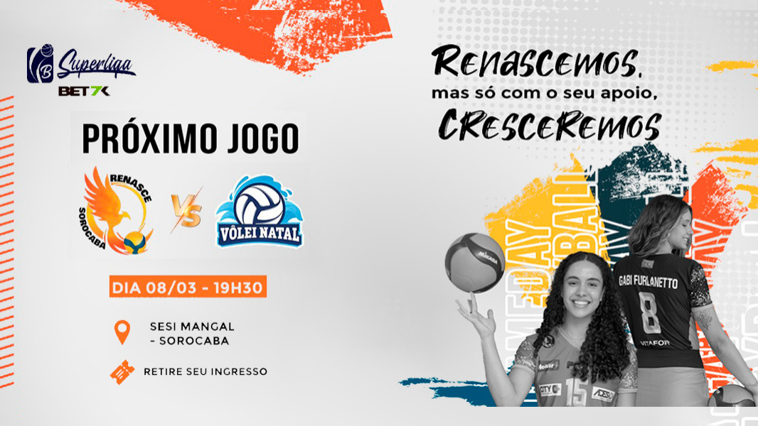 Image Renasce Vôlei Sorocaba X Vôlei Natal 