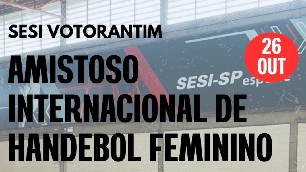 Image Amistoso Internacional de Handebol Feminino 2024