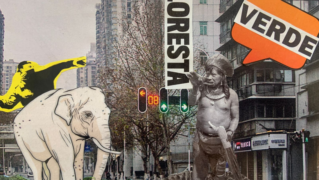 Image Oficina de Colagem - Intervenção em cenas urbanas