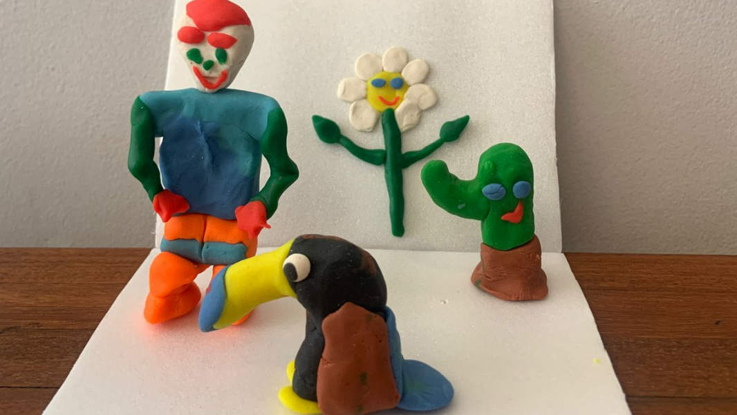 Image Percursos do Eco - Esculturas em Massinha