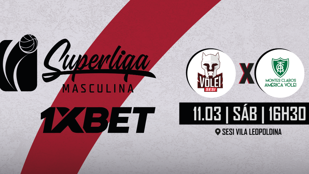 Image Sesi-SP x Montes Claros América Vôlei