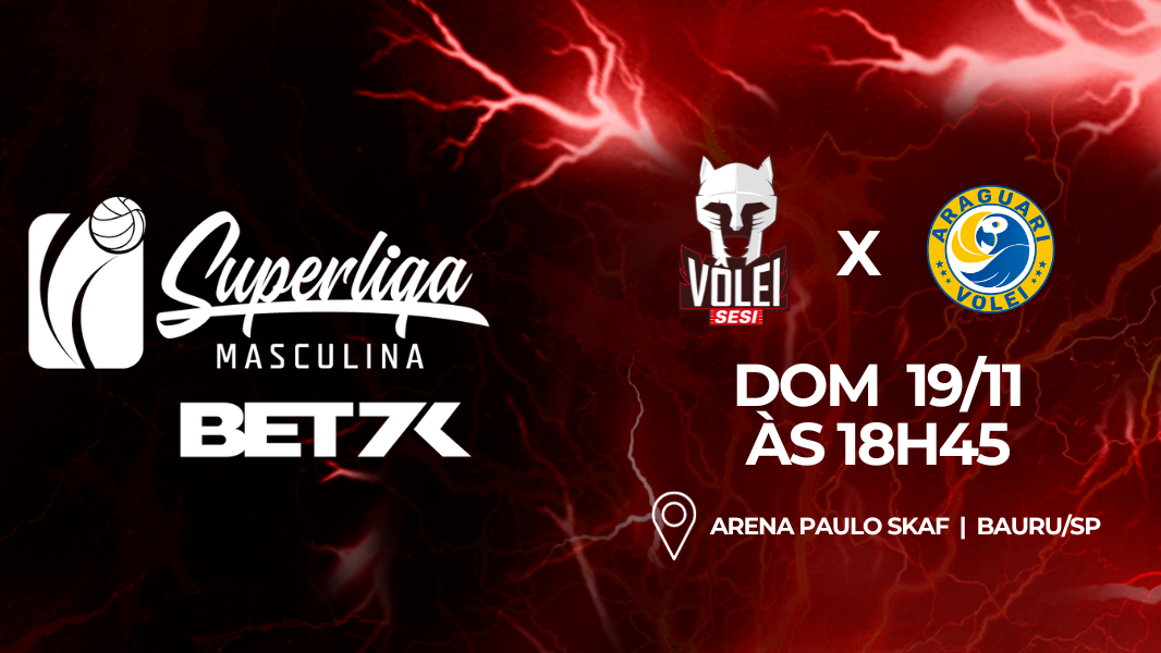 Image Sesi Vôlei x Araguari Vôlei